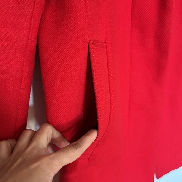 Banana Republic Red coat (blazer like coat) - Picture 3 of 11
